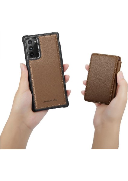 Samsung Galaxy Not 20 Için Kılıf Standı Fonksiyonu Ayrılabilir Cüzdan Rfıd 2 (Yurt Dışından)