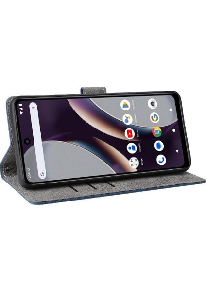 Blu G54 Manyetik Kapatma Rfıd Engelleme Flip Folio Cüzdan Pu Kartı Için Kılıf (Yurt Dışından)