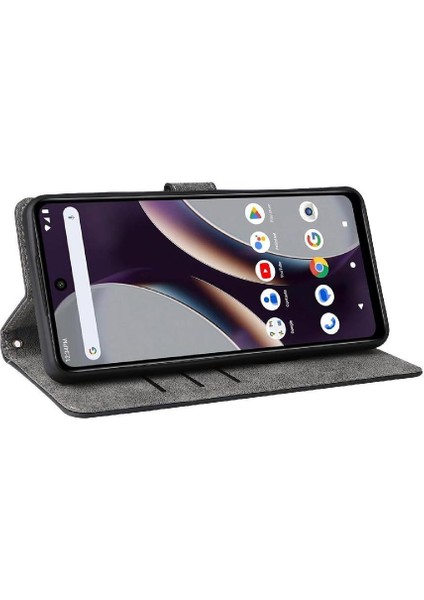 Blu G54 Manyetik Kapatma Rfıd Engelleme Flip Folio Cüzdan Pu Kartı Için Kılıf (Yurt Dışından)