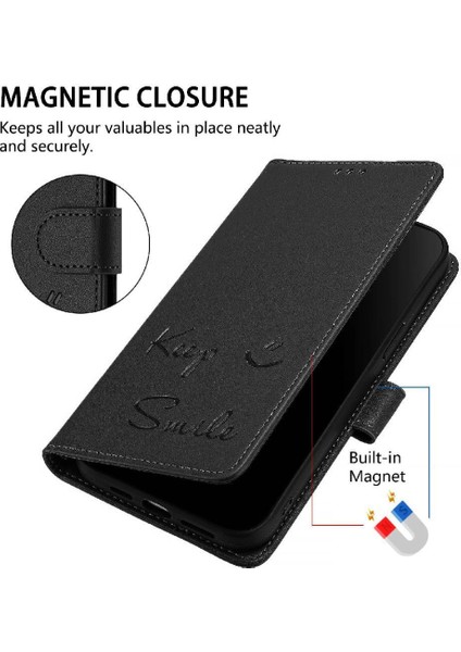 MY Boutique1 Huawei P60/P60 Pro Rfıd Engelleme Flıp Kapak Pu Deri Kart (Yurt Dışından)