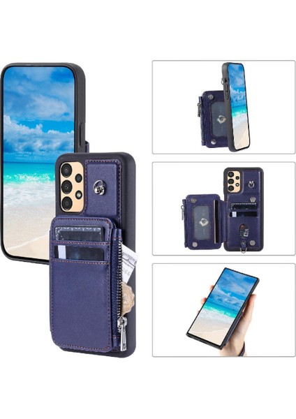 Cüzdan Kılıf Galaxy A54 5g Rfıd Engelleme Pu Deri 3 Büyük (Yurt Dışından) indirimleri