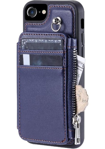 IPhone Se3 Için Cüzdan Durumda/folio Flip Folio Kılıf Kickstand Rfıd Engelleme 3 (Yurt Dışından) modelleri