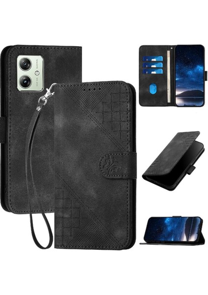 Motorola Moto G54 5g Yüksek Kalite Deri Telefon Kılıfı Için Flip Case ile (Yurt Dışından)