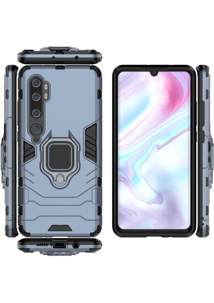 Halka Araba Montaj Kickstand Vaka Xiaomi Mi Not 10 Kickstand Darbeye (Yurt Dışından)