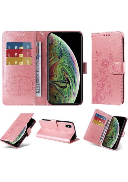 Iphone Xs Max Deri Flip Kart Yuvaları Çiçek Için Flip Case (Yurt Dışından) indirimleri