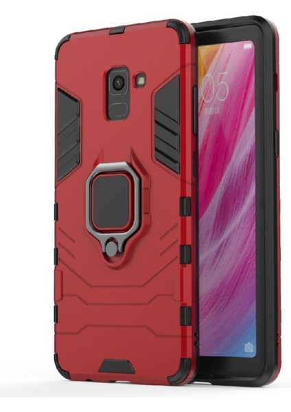 Halka Araba Dağı Kickstand Kılıf Galaxy A8 Artı 2018 Metal Halka (Yurt Dışından) modelleri