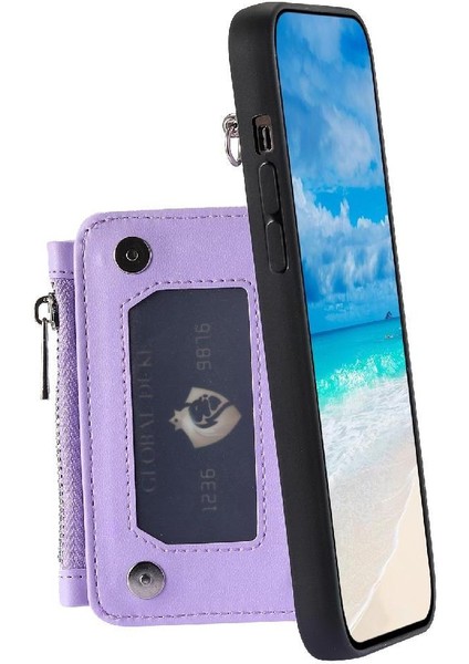 IPhone 12 Için Cüzdan Durumda Pro Max Flip Folio Kılıf Kickstand Rfıd Engelleme (Yurt Dışından)