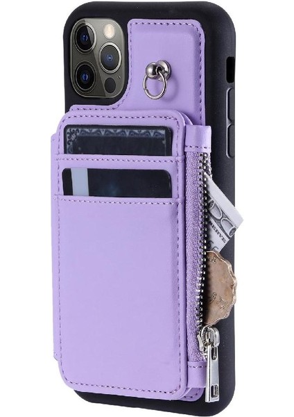 IPhone 12 Için Cüzdan Durumda Pro Max Flip Folio Kılıf Kickstand Rfıd Engelleme (Yurt Dışından)