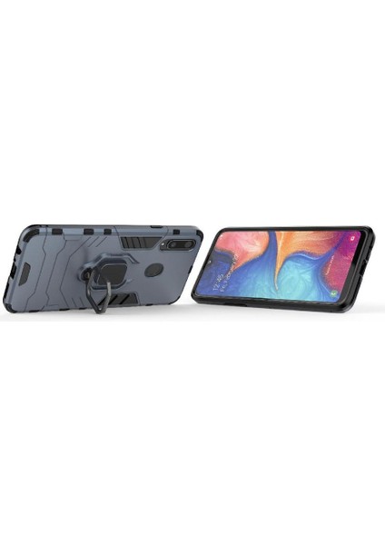 Halka Araba Dağı Kickstand Kılıf Galaxy A20S Kickstand Metal Halka (Yurt Dışından) fiyatları