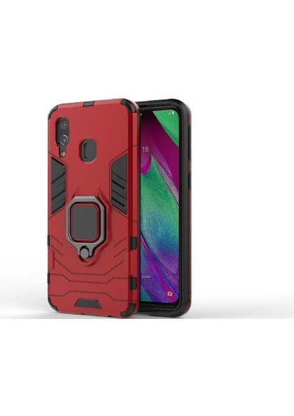 Halka Araba Dağı Kickstand Kılıf Galaxy A40 Kickstand Metal Halka (Yurt Dışından)