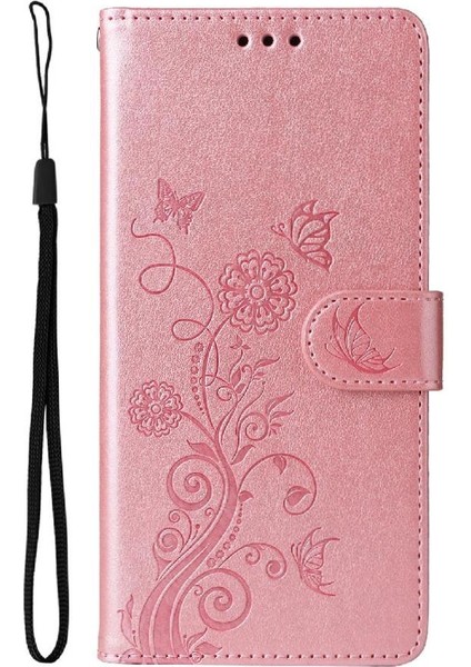 Galaxy S22 Çiçek Flip Kart Yuvaları Deri Için Flip Case (Yurt Dışından) fiyatları