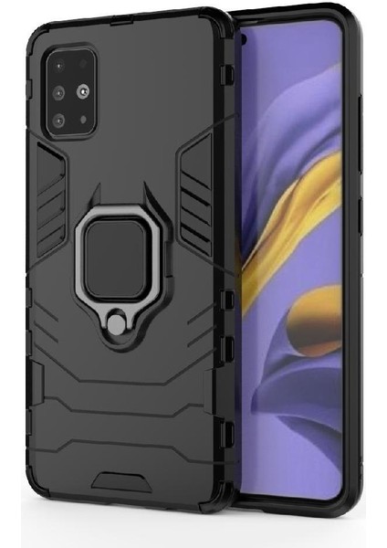 Halka Araba Dağı Kickstand Kılıf Galaxy A51 4G/M40S Kickstand (Yurt Dışından) indirimleri