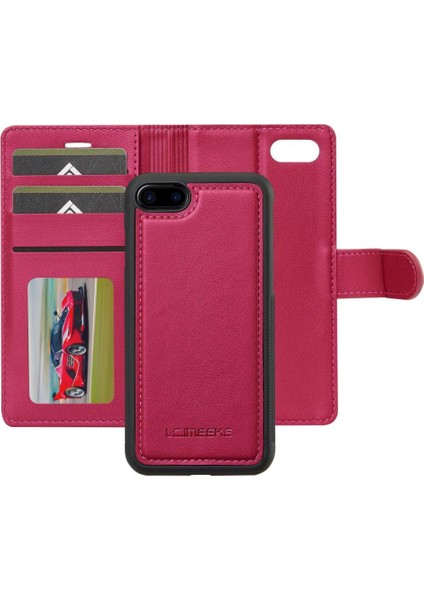 IPhone 7/8 Için Flip Case Cüzdan Kılıf Bölünmüş Deri Cüzdan Telefon Kapak Pu 2 (Yurt Dışından)