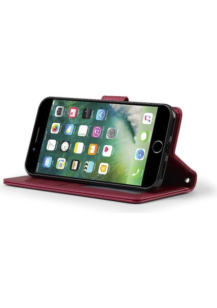 IPhone 7/8 Için Flip Case Cüzdan Kılıf Bölünmüş Deri Cüzdan Telefon Kapak Pu 2 (Yurt Dışından)