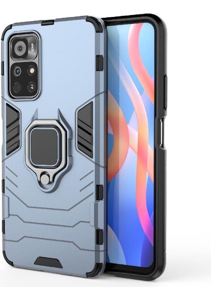 Halka Araba Montaj Kickstand Durumda Xiaomi Redmi Için Not 11T 5g Askeri Sınıf (Yurt Dışından)