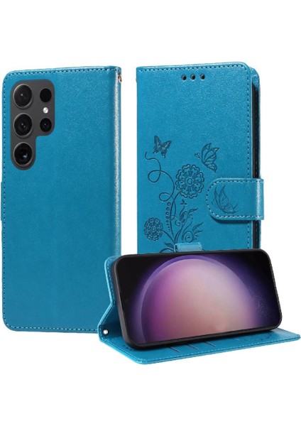 Galaxy S24 Için Flip Case Ultra Flip Deri Cardyuvaları Çiçek (Yurt Dışından) fırsatları