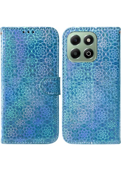 Onur X6B Glitter Renkli Standı Tutucu Cüzdan Kılıf Premium Için Flip Case (Yurt Dışından)