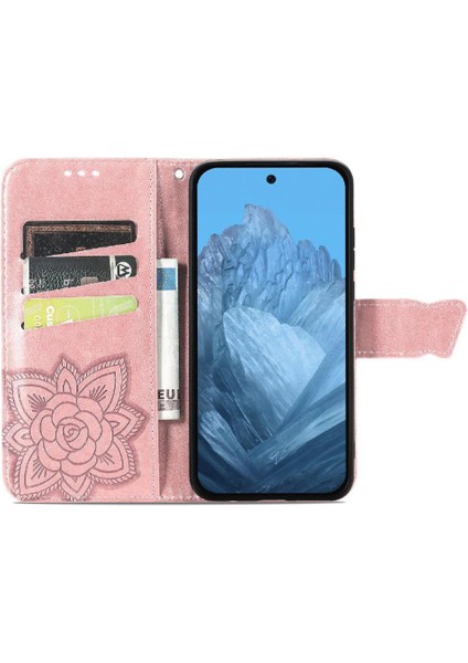 Google Pixel 9 Pro Xl Kelebek Cüzdan Iş Kanadı Için Flip Case (Yurt Dışından)