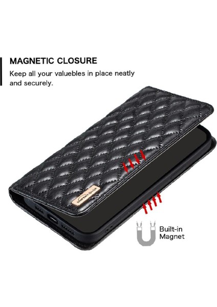 Motorola Moto Kenar 50 Pro Cüzdan Tam Koruma Manyetik Için Flip Case (Yurt Dışından)