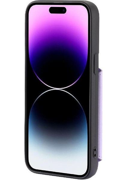 IPhone 15 Için Cüzdan Durumda Pro Max Kickstand Rfıd Engelleme 3 Büyük Kart Pu (Yurt Dışından)