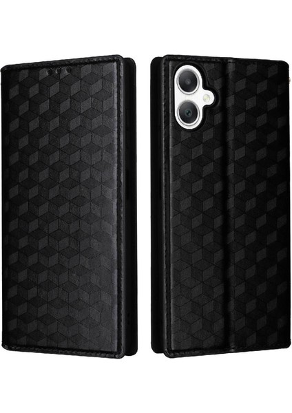 Galaxy A06 Manyetik Kapatma Cüzdan 3D Desen Kartı Için Flip Case (Yurt Dışından)