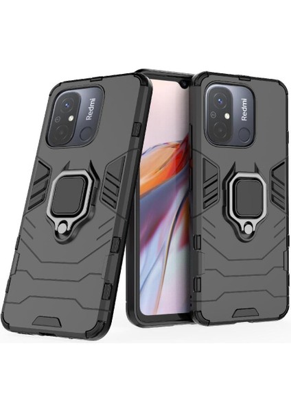 Halka Araba Dağı Kickstand Vaka Xiaomi Redmi 12C/XIAOMI Redmi 11A Metal (Yurt Dışından) fiyatları