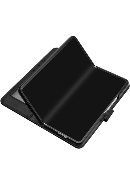 Galaxy Z Için Flip Case Fold 6 Kickstand Koruyucu Kapak Folio Pu (Yurt Dışından) modelleri
