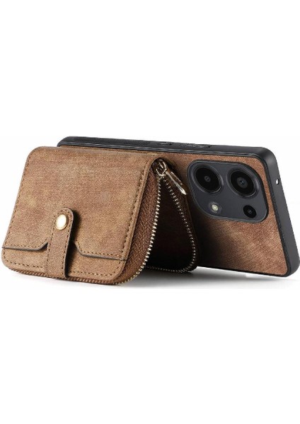 Xiaomi Redmi Için Not 13 Pro 4g 7 Kart Yuvaları Premium Deri Standı (Yurt Dışından)
