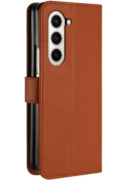Galaxy Z Için Flip Case Fold 6 Kickstand Koruyucu Kapak Folio Pu (Yurt Dışından) fırsatları