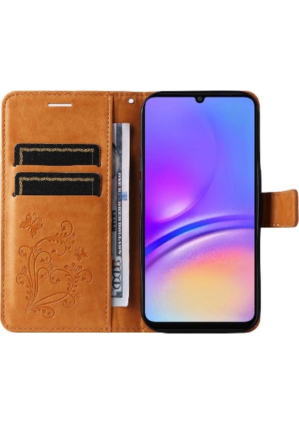 Galaxy A06 Flip Kickstand Manyetik Kapak Darbeye Kapak (Yurt Dışından)