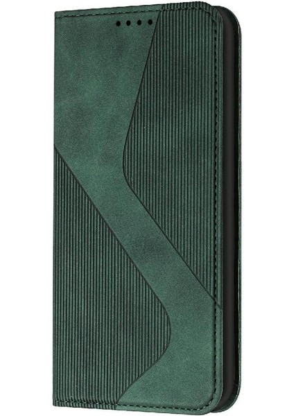 IPhone 16 Için Kılıf Artı Pu Deri Cüzdan Kickstand Manyetik Folio Kapak (Yurt Dışından)