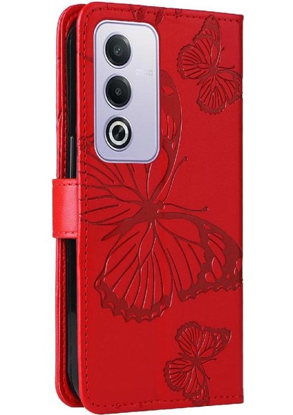 Kart Yuvası Standı Flip Kickstand ile Oppo A3 Pro 5g Pu Deri Için Kılıf (Yurt Dışından)