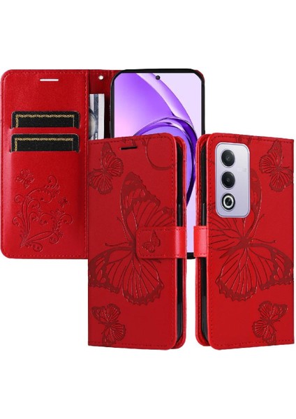 Kart Yuvası Standı Flip Kickstand ile Oppo A3 Pro 5g Pu Deri Için Kılıf (Yurt Dışından)