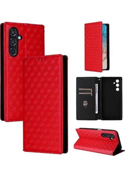 Galaxy M35 5g Cüzdan Manyetik Kapatma Kart Yuvaları Için Flip Case (Yurt Dışından)