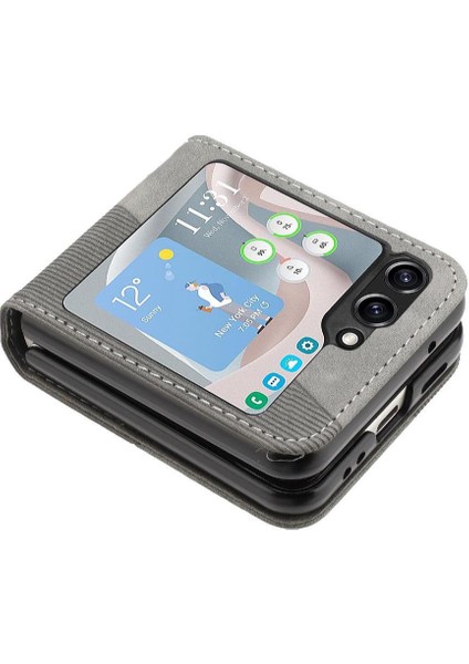 Galaxy Z Flip 6 Pu Deri Manyetik Folio Kapak Cüzdan (Yurt Dışından) fırsatları