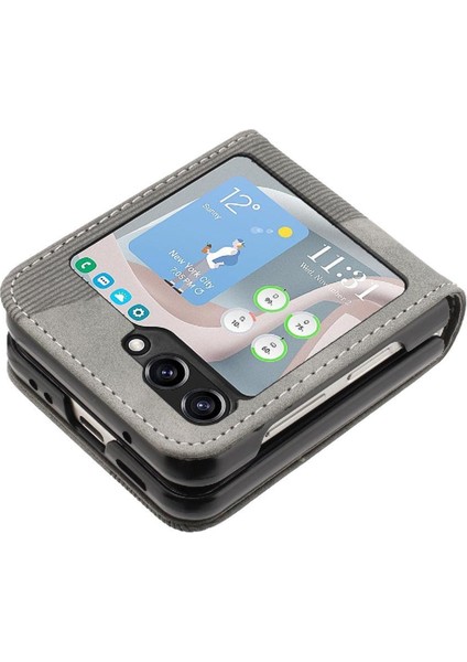 Galaxy Z Flip 6 Pu Deri Manyetik Folio Kapak Cüzdan (Yurt Dışından) indirimleri