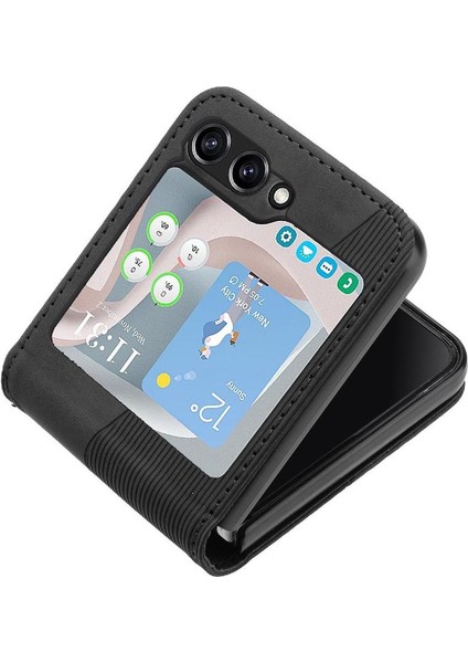 Galaxy Z Flip 6 Pu Deri Manyetik Folio Kapak Cüzdan (Yurt Dışından) fiyatları