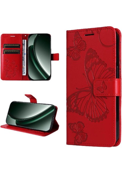 Realme Gt 6 Flip Kickstand Için Kılıf Kart Yuvası Standı ile Darbeye Kapak (Yurt Dışından)