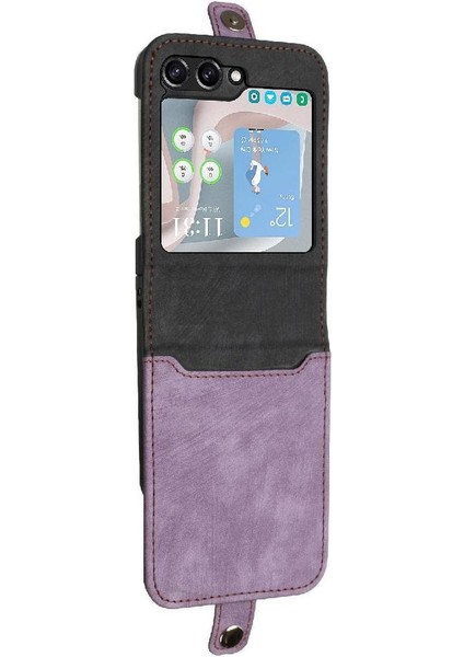 Galaxy Z Flip 6 Için Kickstand Koruyucu Cüzdan Kart Pu ile (Yurt Dışından) fiyatları