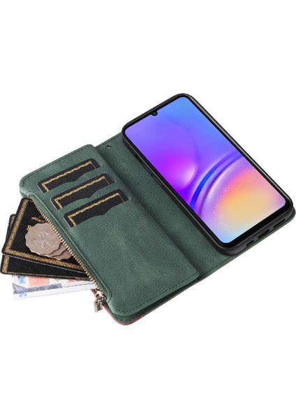 Galaxy A06 Kickstand Koruyucu Fermuar Cüzdan Tarzı Dokuz (Yurt Dışından) fiyatları