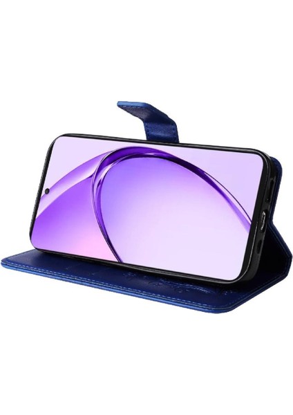 Kart Yuvası Standı Flip Kickstand ile Oppo A3 Pro 5g Pu Deri Için Kılıf (Yurt Dışından)
