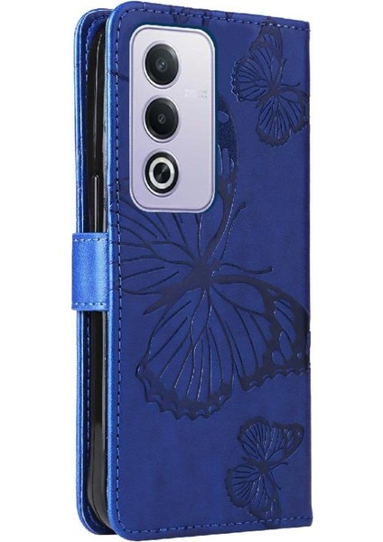 Kart Yuvası Standı Flip Kickstand ile Oppo A3 Pro 5g Pu Deri Için Kılıf (Yurt Dışından)