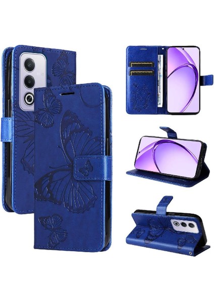 Kart Yuvası Standı Flip Kickstand ile Oppo A3 Pro 5g Pu Deri Için Kılıf (Yurt Dışından)