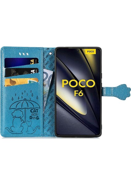 Xiaomi Poco F6 5g Darbeye Deri Kılıf Karikatür Hayvanlar Kısa (Yurt Dışından) fiyatları