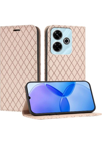 Xiaomi Poco M6 4g Manyetik Kabuk Kapak Cüzdan Kartvizit Yuvaları (Yurt Dışından)
