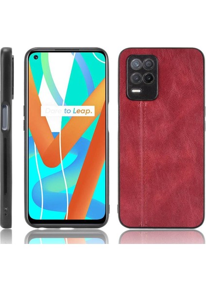 Realme 8 5g Için Hafif Durumda Klasik Sözleşmeli Tasarım Darbeye Ince (Yurt Dışından)
