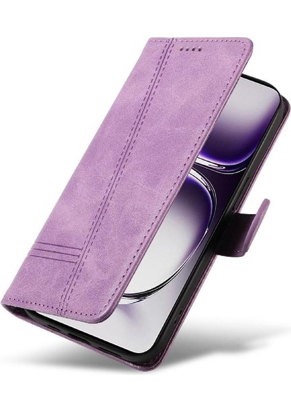 Oppo Filp 12 5g Için Filp Durumda Preslenmiş Pu Deri Cüzdan Telefon Kılıfı ile (Yurt Dışından) fiyatları