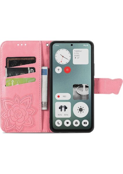 Nothing Kılıf Cmf Telefon 1 Çok Renkli Cüzdan Kelebek Iş Kanat (Yurt Dışından)