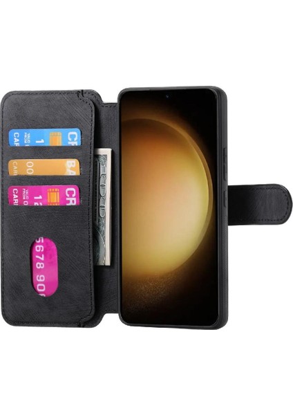 Galaxy S23 Cüzdan Mıknatıs Koruyucu Malzeme Retro Için Flip Case (Yurt Dışından) indirimleri