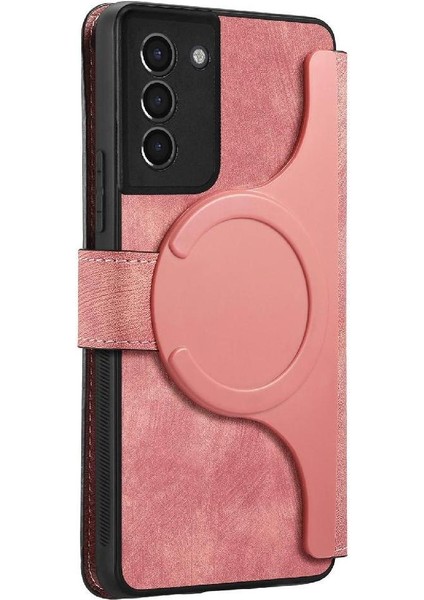 Galaxy S21 Mıknatıs Koruyucu Malzeme Için Flip Case Cüzdan Retro (Yurt Dışından) fırsatları